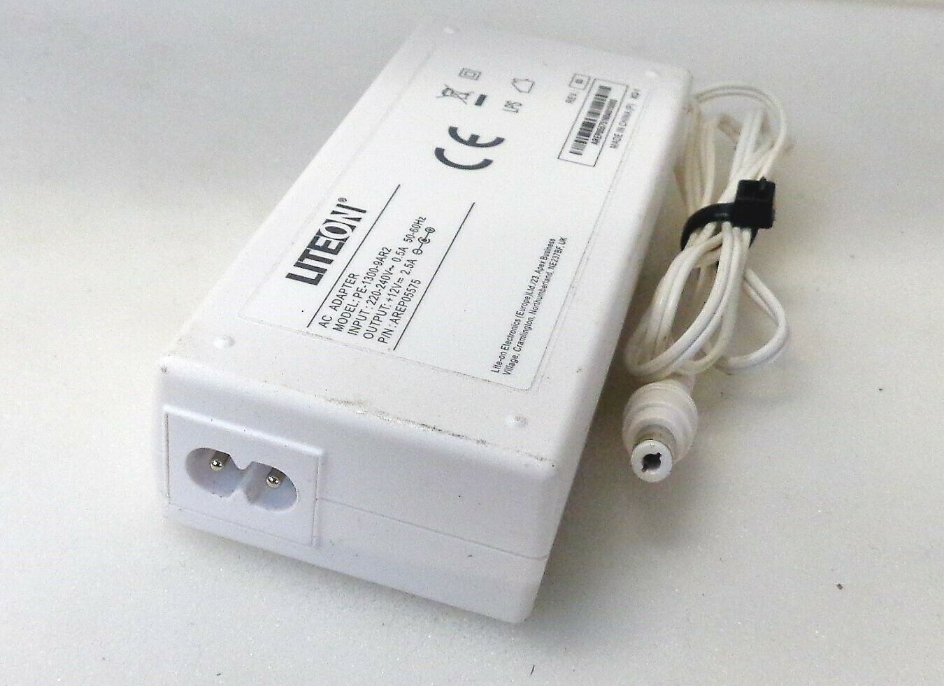 New 12V 2.5A LiteOn PE-1300-9AR2 AREP05575 AC DC Adapter Charger